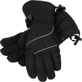 Only Supports Self Pickup  Men's Ski Gloves Waterproof Insulated Snow Gloves With Touch Screen (Option: Black X Large)