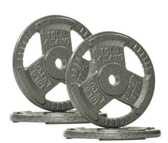 Only Supports Self Pickup  1-inch Standard Cast Iron Weight Plates For Strength Training And Weight Lifting, Multiple Weights (Option: 10LB Set of4)