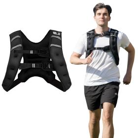 Training Weight Vest Workout Equipment With Adjustable Buckles And Mesh Bag (Option: 16lbs)