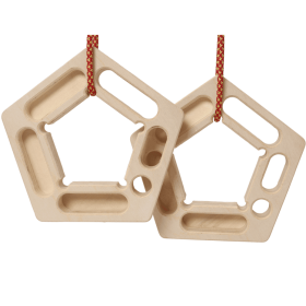 2PACK Climbing Hangboard Rock Climbing Training,Rock Climbing Fingerboard, Wooden Climbing Board Trainer For Strengthen Fingers And Grip (Option: 2pieces)